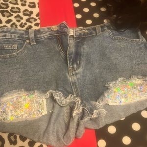 Denim blvrd shorts